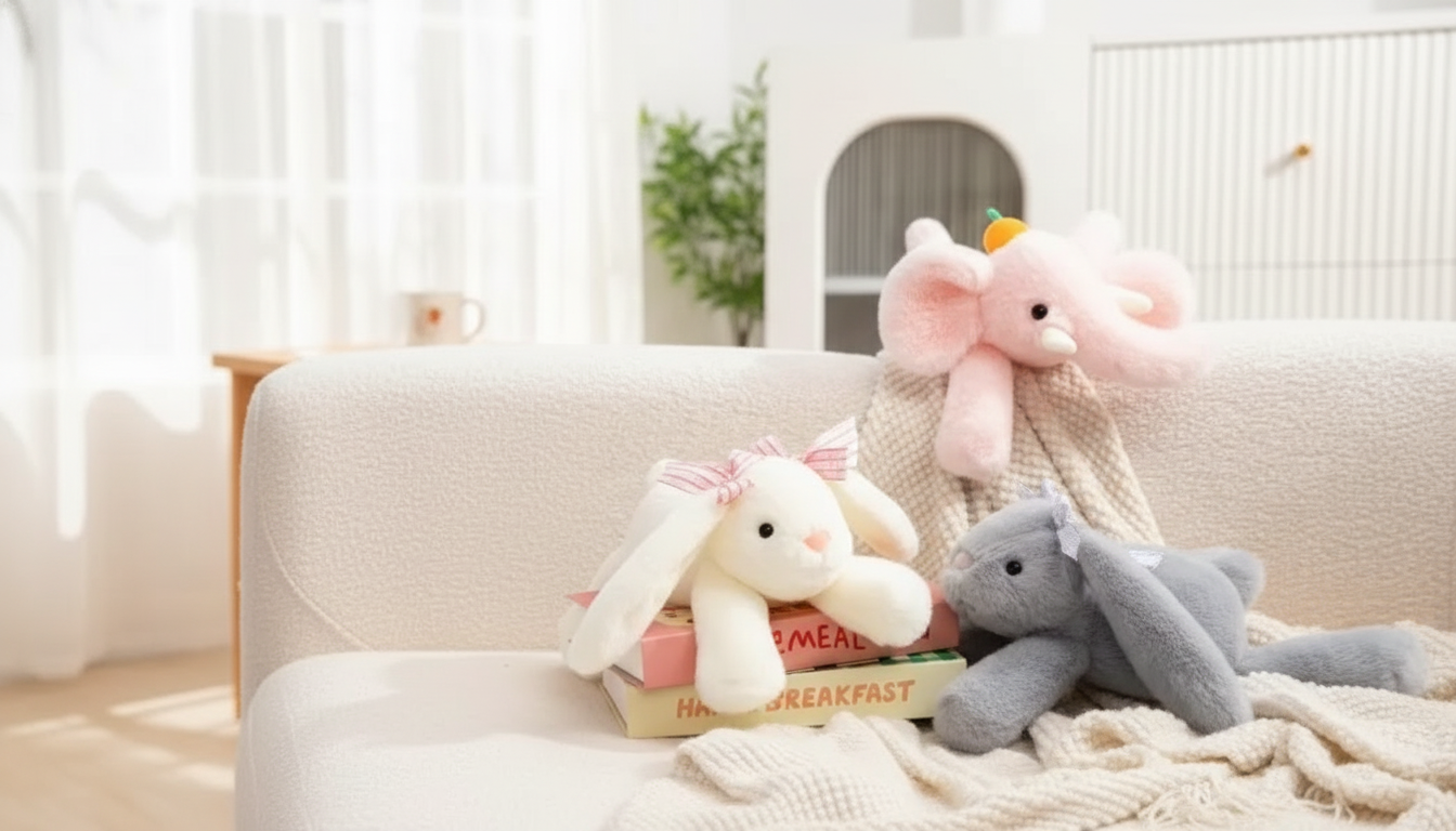 14-Inch Kawaii Bunny Plush with Long Ears (Ultra-Soft)