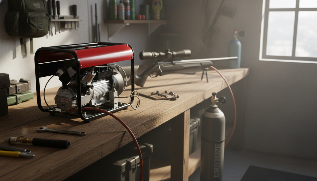 4500 PSI PCP Air Compressor: Auto-Stop, Dual Cylinder Guide