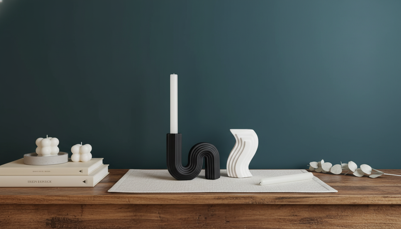 Modern Euro Ceramic Candle Holder: Minimalist Styling