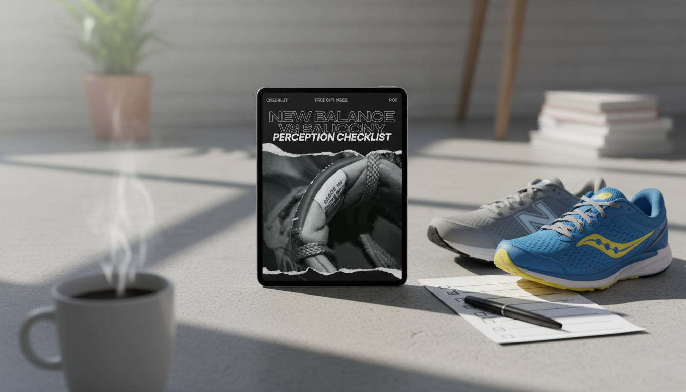 New Balance vs Saucony: The Perception Checklist