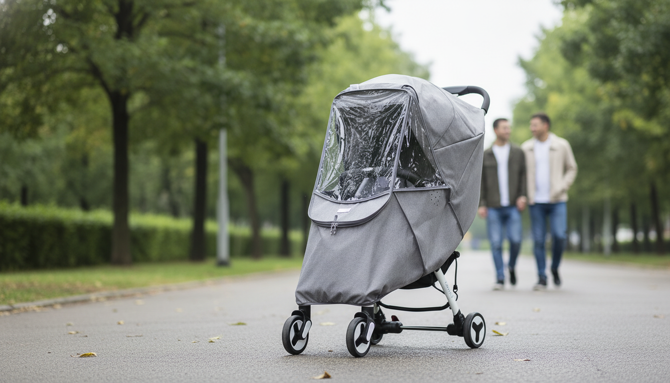 Universal Stroller Rain Cover: Wind & Dust Shield Guide